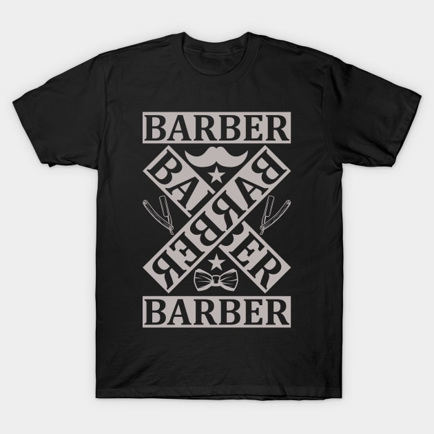 Barber Design 49 T-Shirt by zisselly